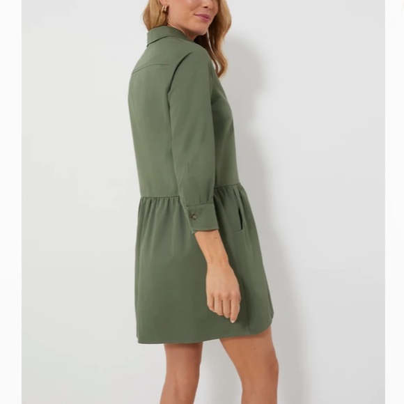 Jade Green Stretch Twill Hayes Dress
TUCKERNUCK - Picture 4 of 6